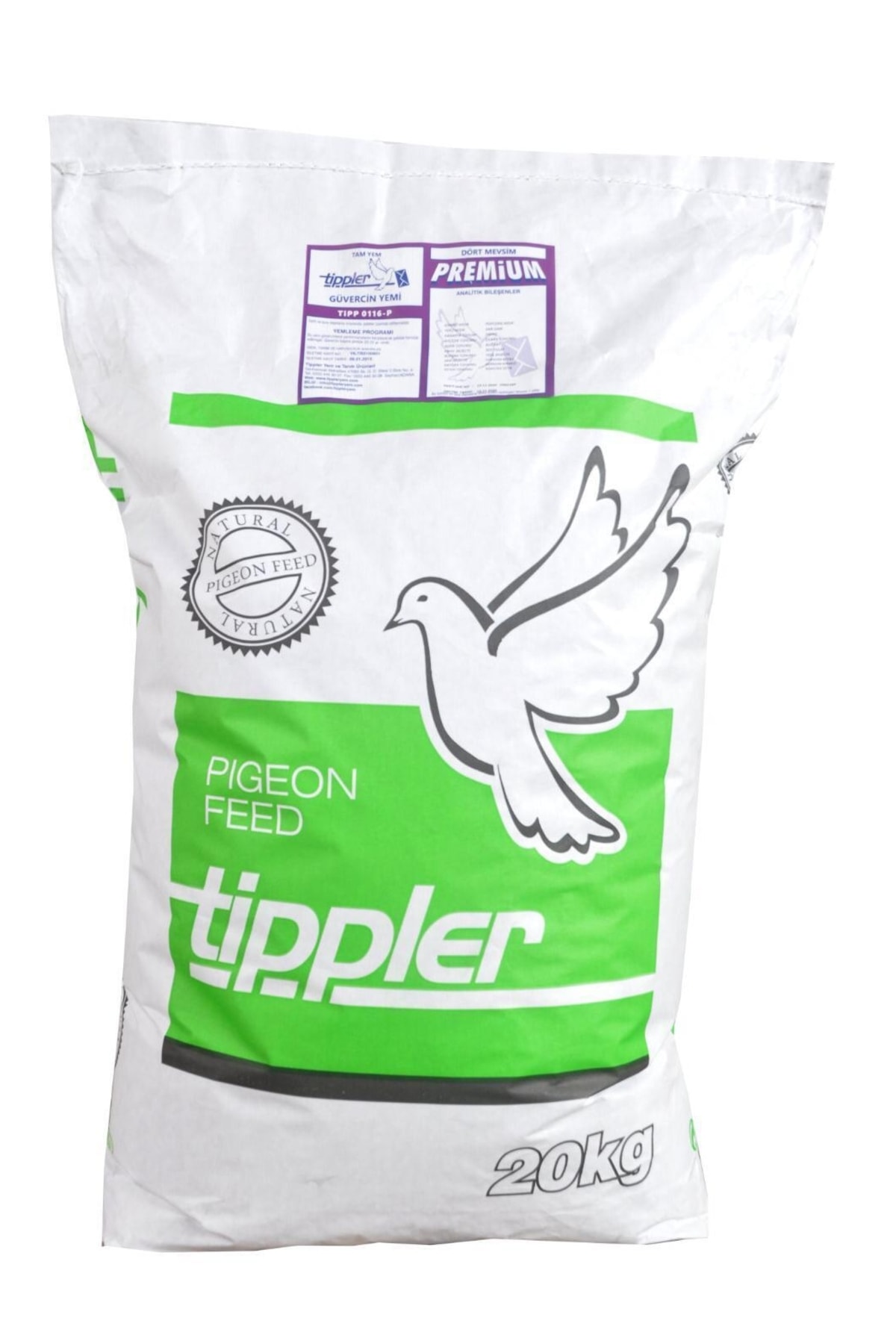 Tippler 4 Mevsim Güvercin Yemi-20 Kg