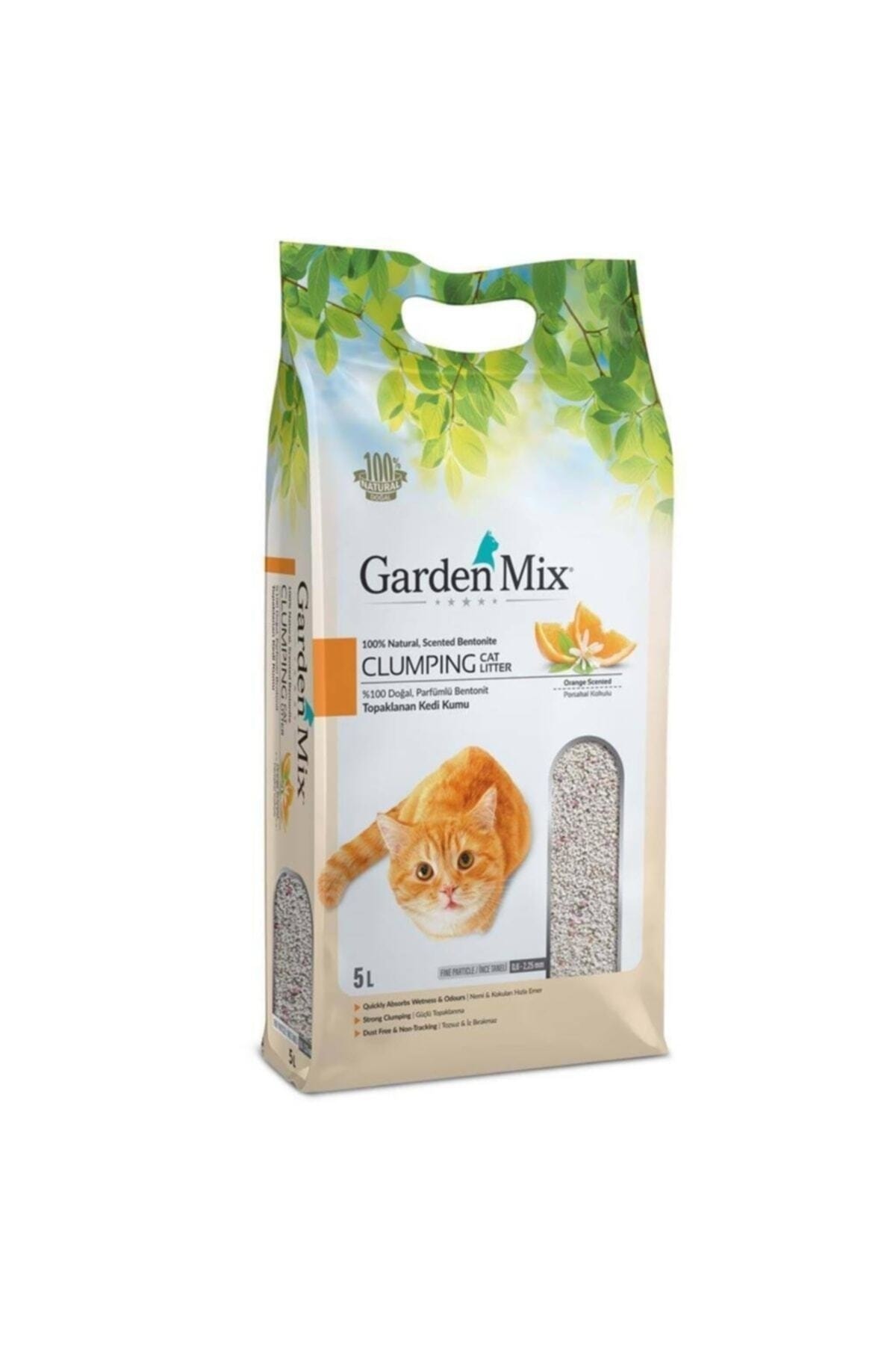 Gardenmix Bentonit Portakallı İnce 5l