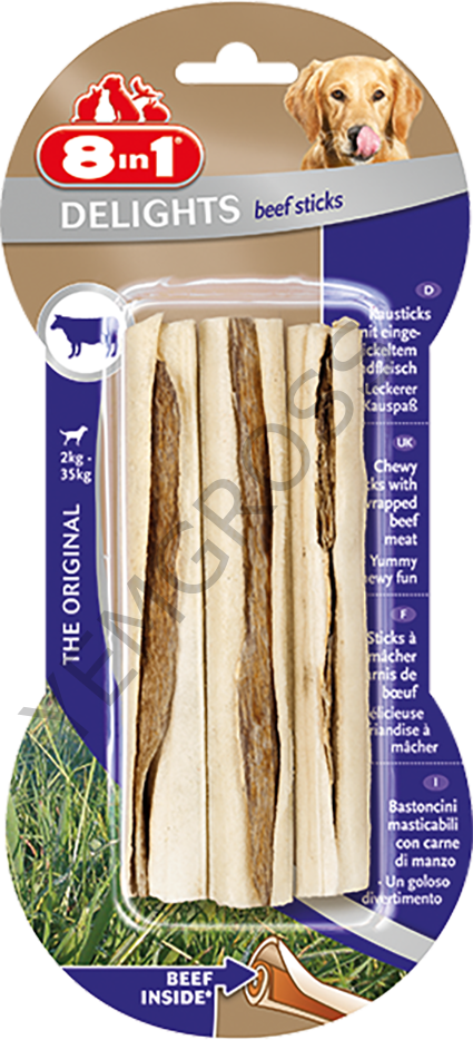8IN1 BEEF DELIGHT STICKS T661576