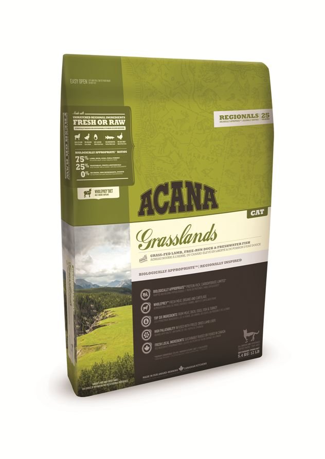 ACANA Regionals - Grasslands Kedi Maması 1,8kg - Tüm ırk ve yaşam evreleri için