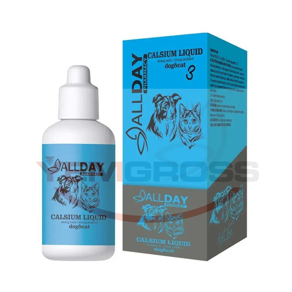 ALL-176628 ALLDAY 3 CALSIUM LIQUIDCAT&DOG 100ML