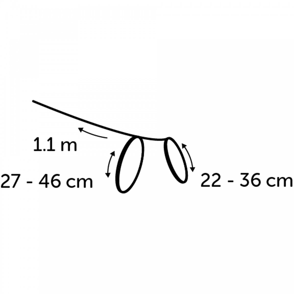 Karlıe Göğüs Tasması+uzatma 110cm Açık Mavi