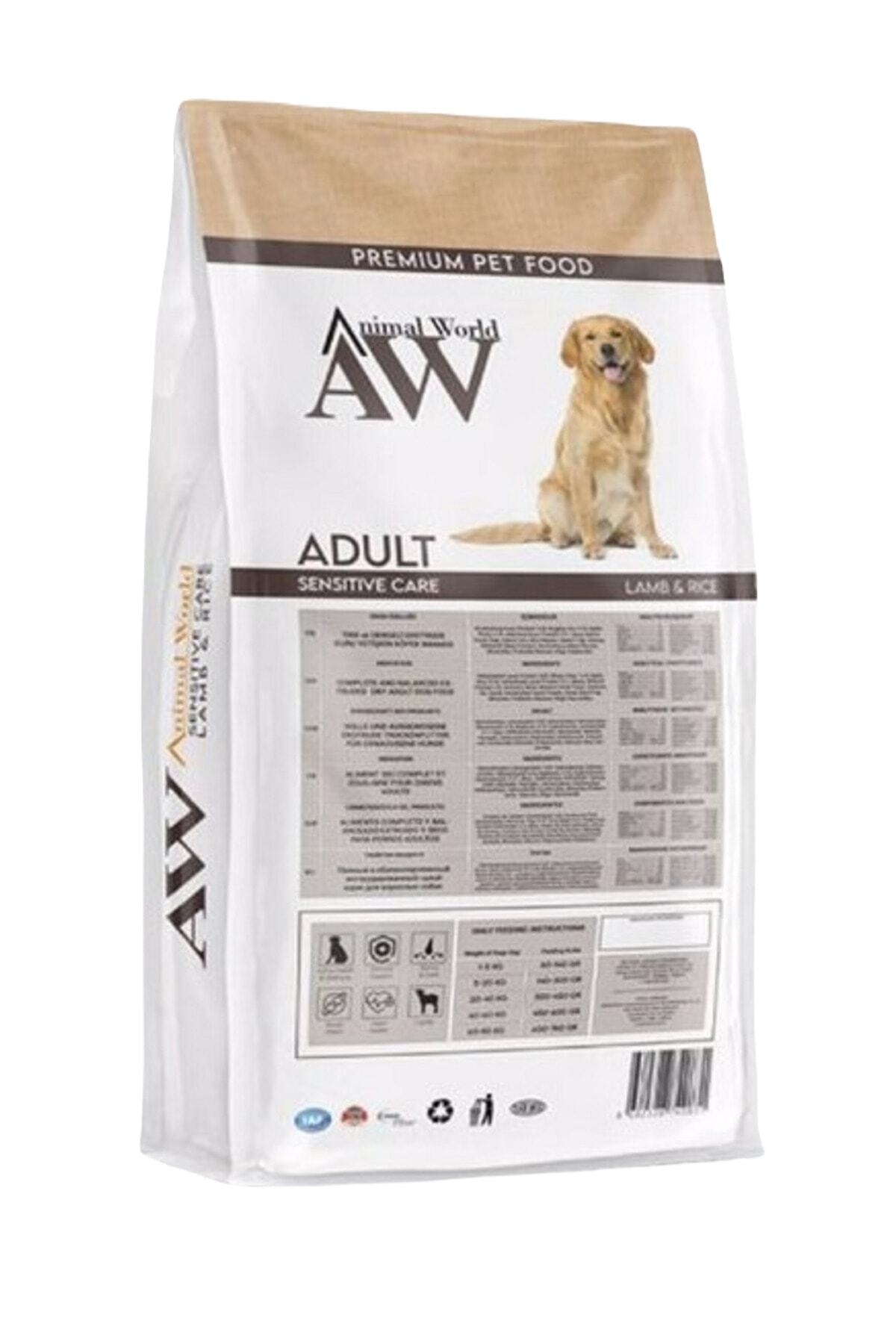 Animal World Kuzu Etli ve Pirinçli Yetişkin Köpek Maması 15 Kg