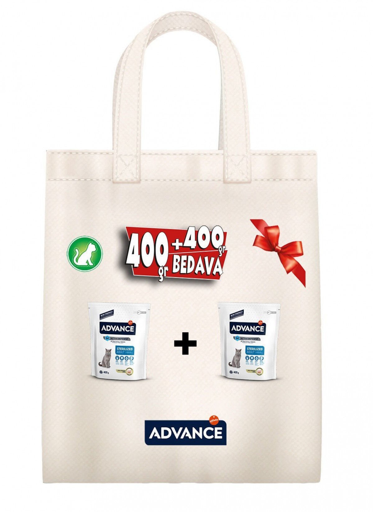Adv.cat Sterılızed Turkey 400+400 G Adv.cat Sterılızed Turkey 400+400 G