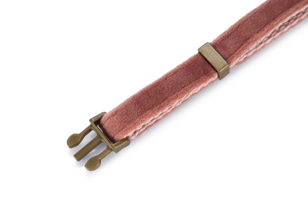 Beeztees DBL Kedi Boyun Tasması, Velur, Pembe, 20-30cm