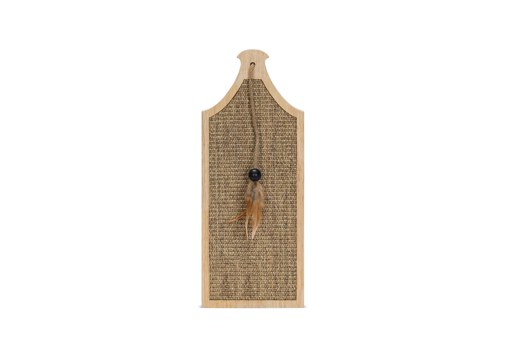 Beeztees DBL Kedi Tırmalama Tahtası ve Oyuncağı, 50x20x2cm