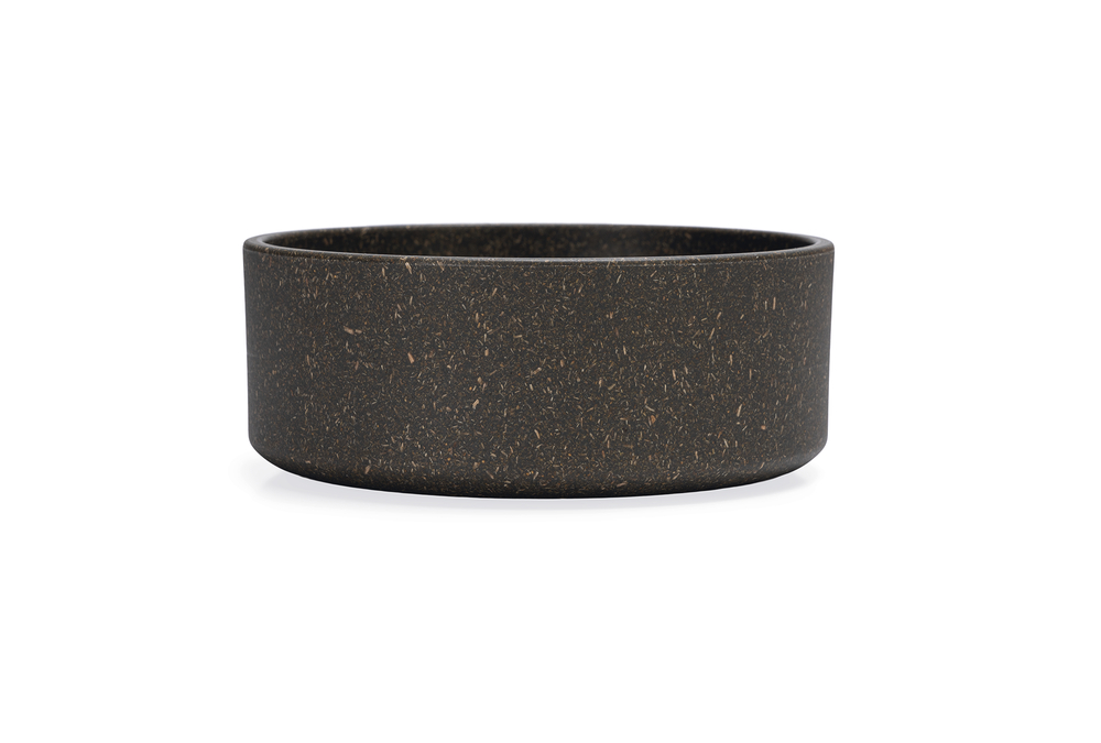 Beeztees DBL Köpek Mama Su Kabı, Bambu, Antrasit, 14cm, 410ml