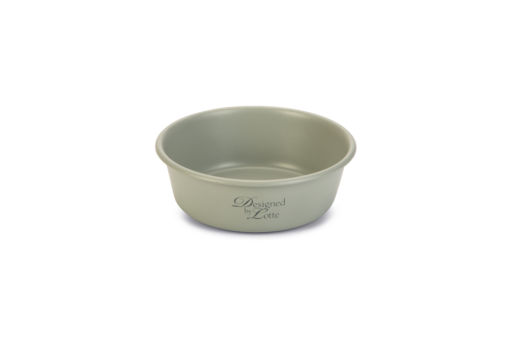 Beeztees DBL Köpek Mama Su Kabı, Mat Gri Paslanmaz Çelik, 13cm, 470ml