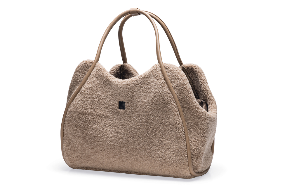 Beeztees DBL Köpek Taşıma Çantası, Yıkanabilir, 6,5Kg'ye kadar, Bej, 43x15x35cm
