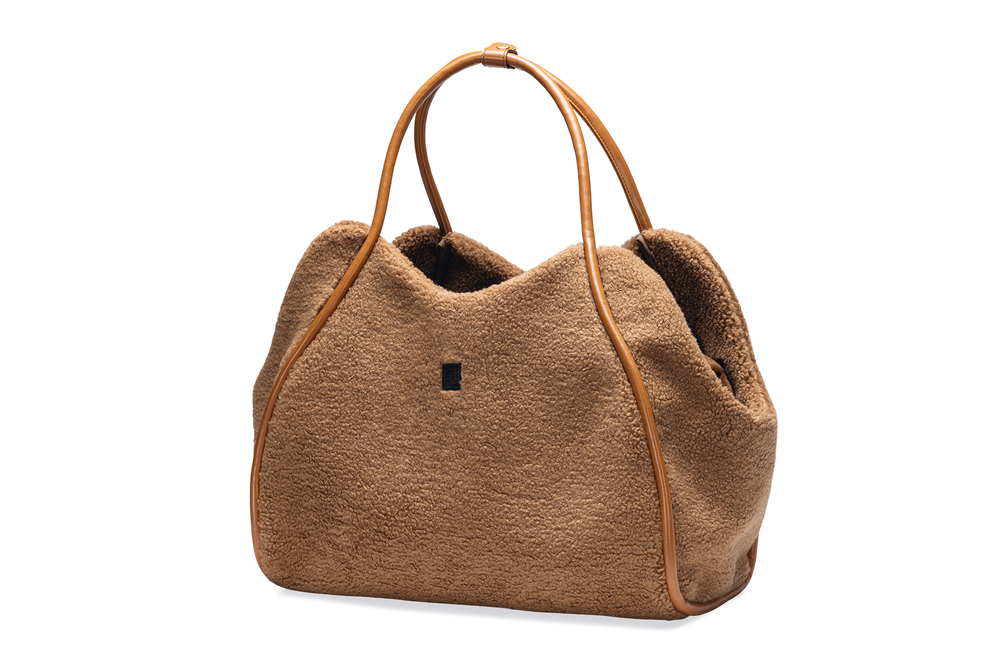 Beeztees DBL Köpek Taşıma Çantası, Yıkanabilir, 6,5Kg'ye kadar, Sütlü Kahve, 43x15x35cm