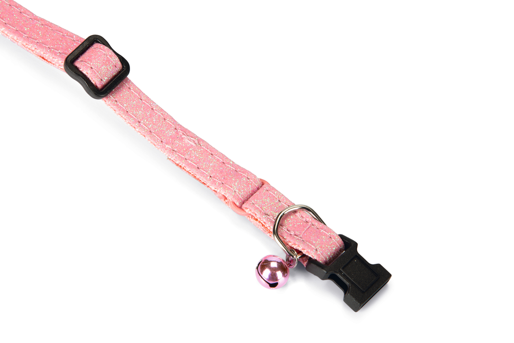 Beeztees Kedi Boyun Tasması, Zilli, Pembe, 23-32cm