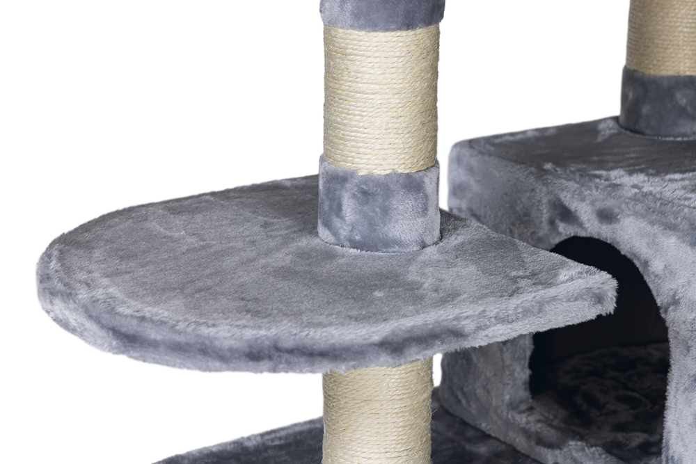 Beeztees Kedi Büyük Tırmalama ve Oyun Evi, 70x50x220-260cm