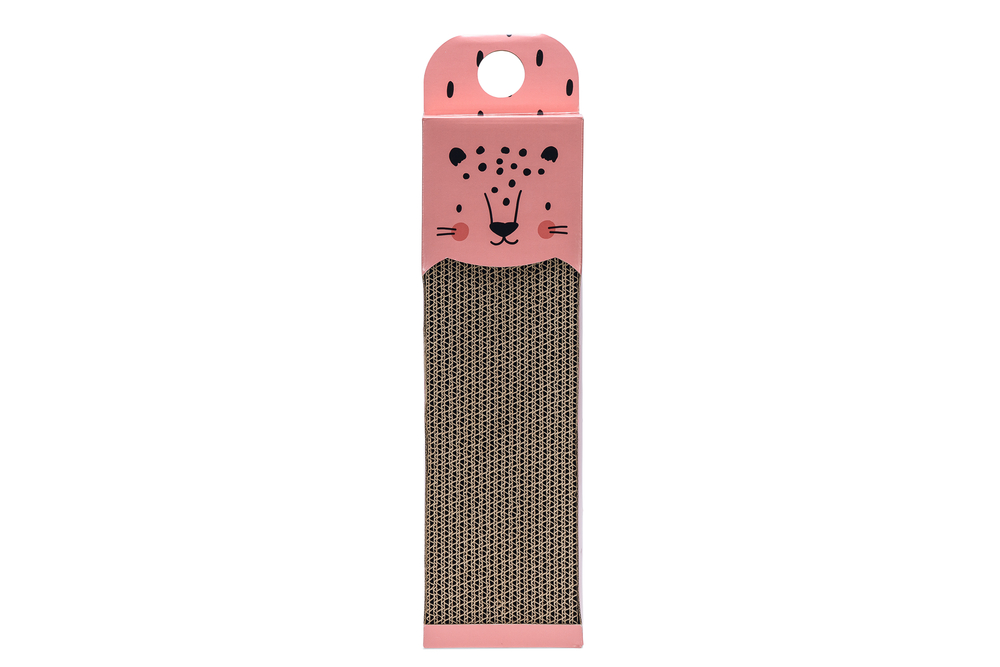 Beeztees Kedi Karton Tırmalama, Pembe, 45cm