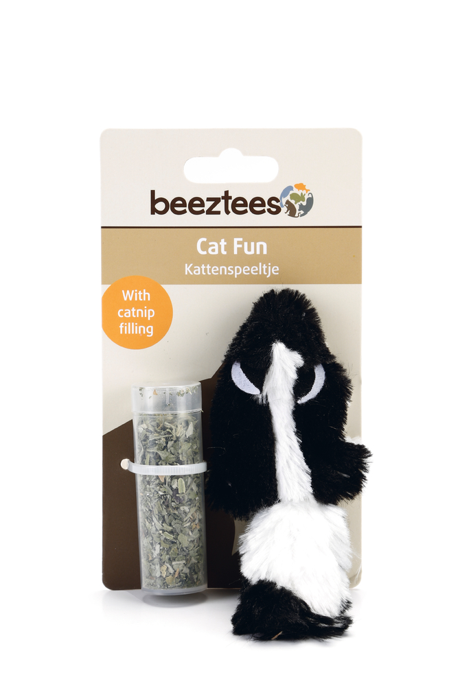 Beeztees Kedi Oyuncağı, Kokarca, Kediotlu, Peluş, 14cm