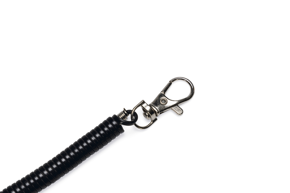 Beeztees Köpek Eğitim Klikırı, Karabina ve Bağlama Kordonlu, Turuncu, 6x4x1,7cm
