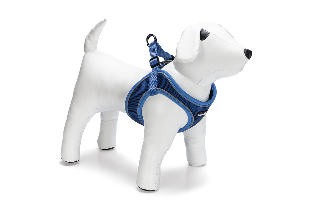 Beeztees Köpek Göğüs Tasması, Neopren, Mavi, M, 41-46cm