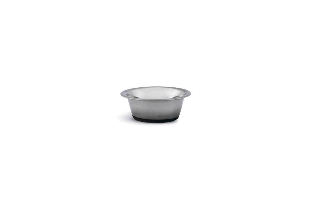 Beeztees Köpek Mama Su Kabı, Kaymaz Tabanlı, Paslanmaz Çelik, 11cm, 180ml