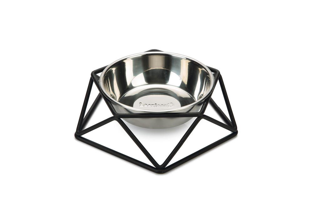 Beeztees Köpek Mama Su Kabı, Paslanmaz Çelik, 19cm, 350ml