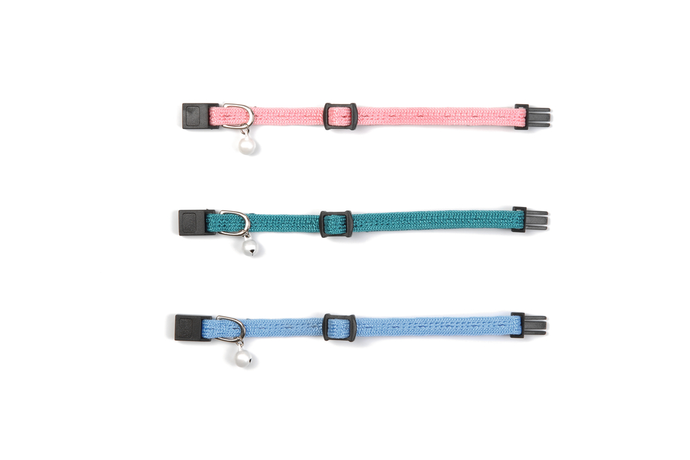 Beeztees Yavru Kedi Boyun Tasması, Zilli, Mavi, 15-22cm