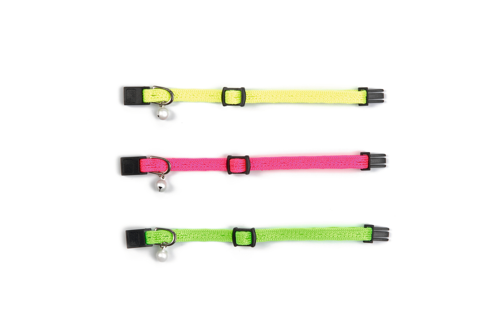 Beeztees Yavru Kedi Boyun Tasması, Zilli, Sarı, 15-23cm