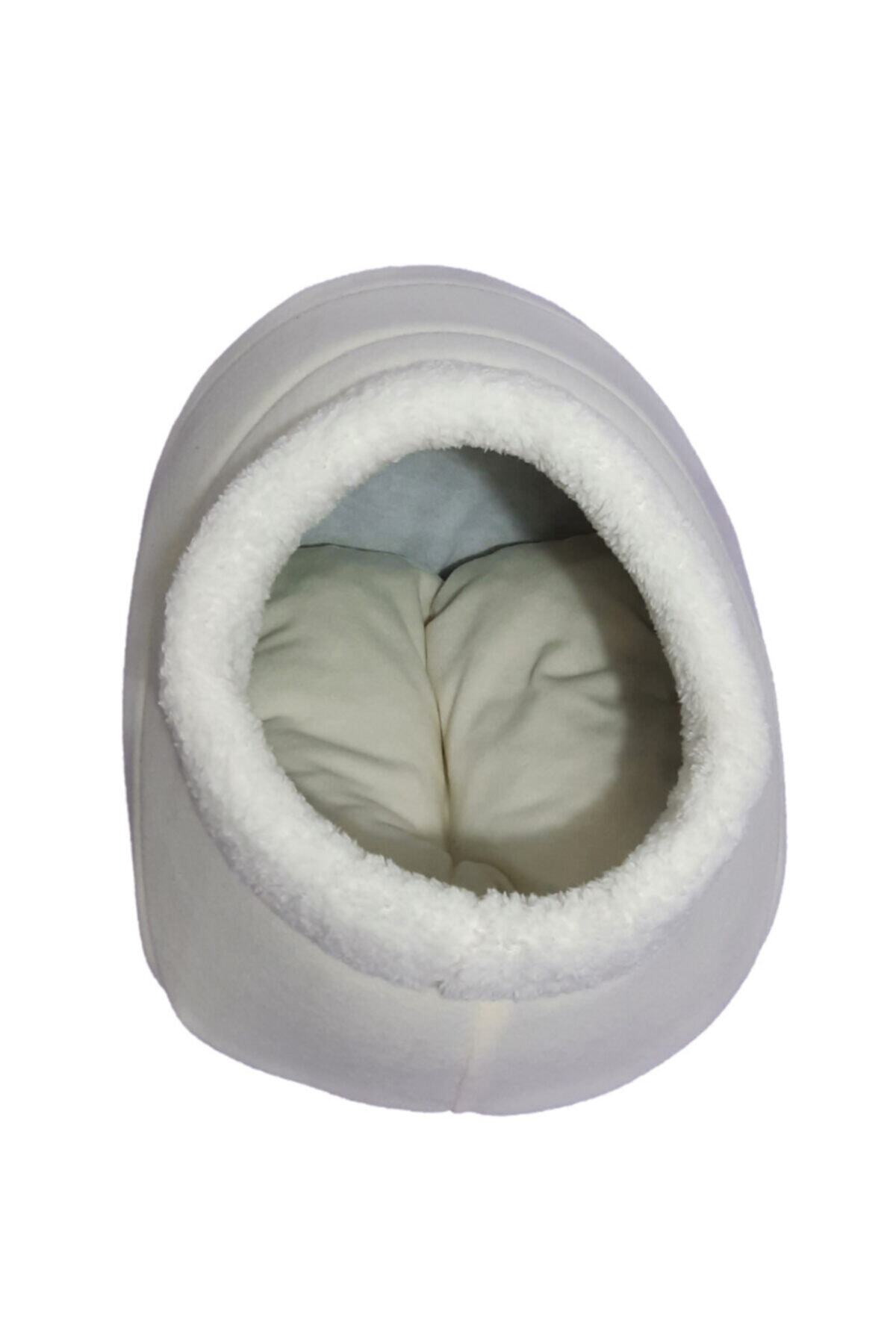 Beyaz Alaska Kedi Evi Yuvası