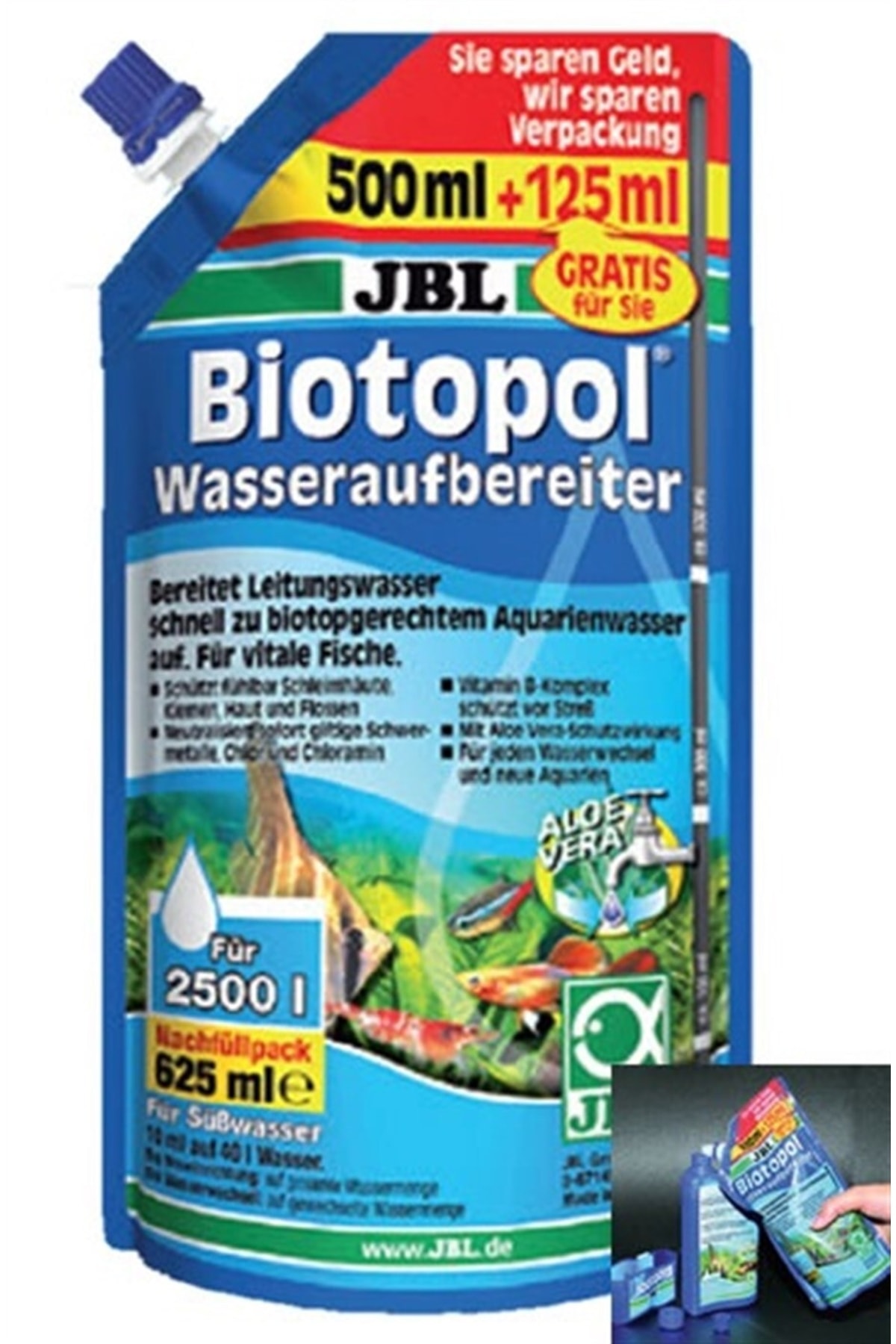 Jbl Biotopol Refill 625 Ml Su Düzenleyici