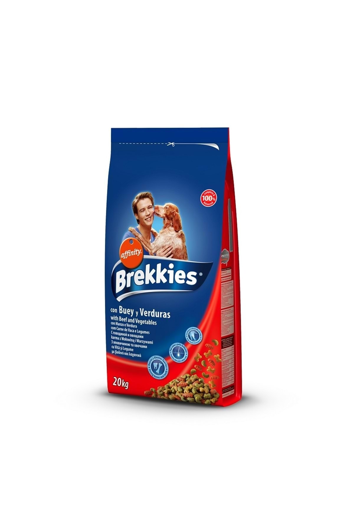 Brekkıes Excel Dog Mıx Beef 20 Kg