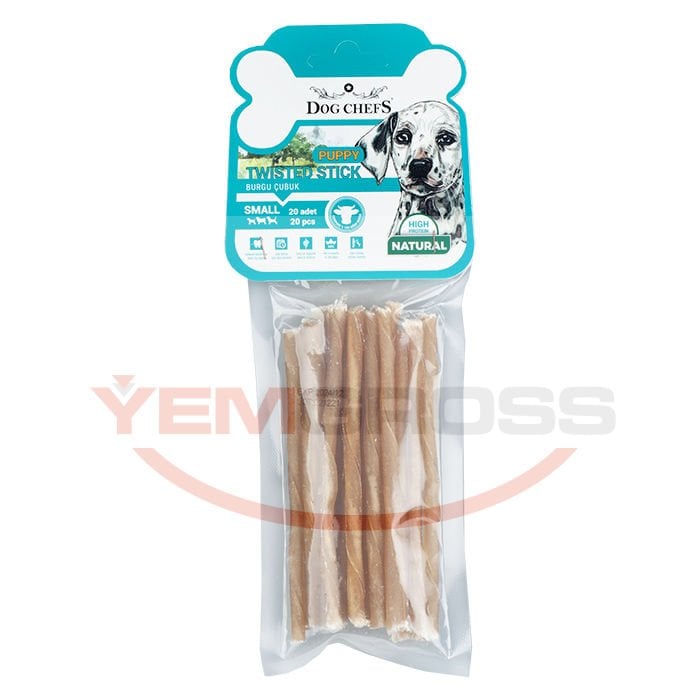 Burgulu İnce Puppy Naturel 20 li Paket