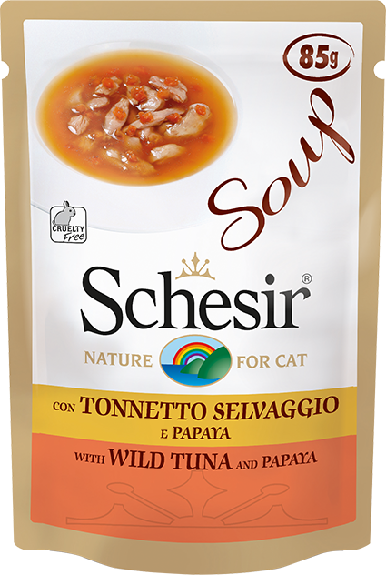 Schesir Ton Balıklı Papayalı Kedi Çorbası 85 gr