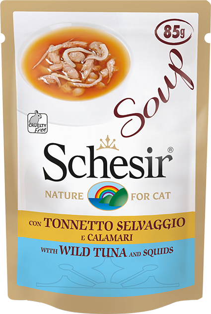 Schesir Ton Balıklı Kalamarlı Kedi Çorbası 85 gr
