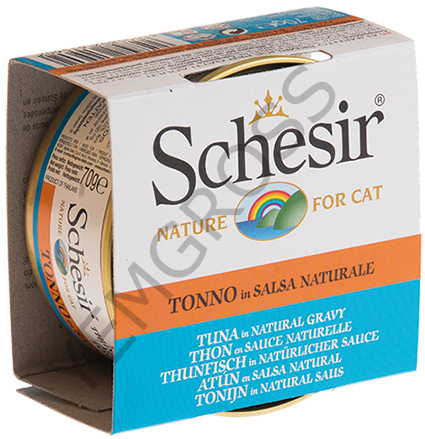 Schesir Cat Broth Naturel Ton Balıklı 70gr