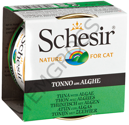 Schesir Ton Balıklı Ve Deniz Bitkili Yaş Kedi Maması 85gr