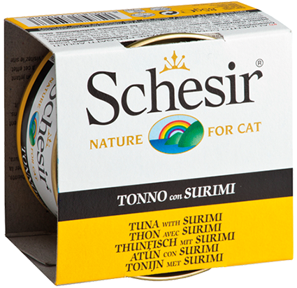 Schesir Ton Balıklı Ve Surimi Yaş Kedi Maması Jelly 85gr