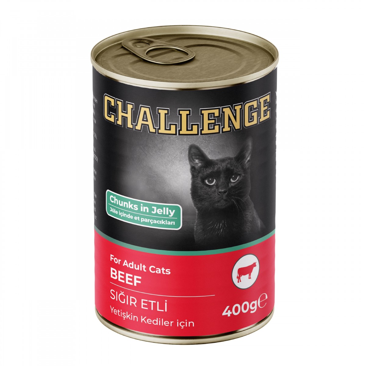 Challenge Sığır Etli Yetişkin Kedi Konservesi 400 gr Challenge Sığır Etli Yetişkin Kedi Konservesi 400 gr
