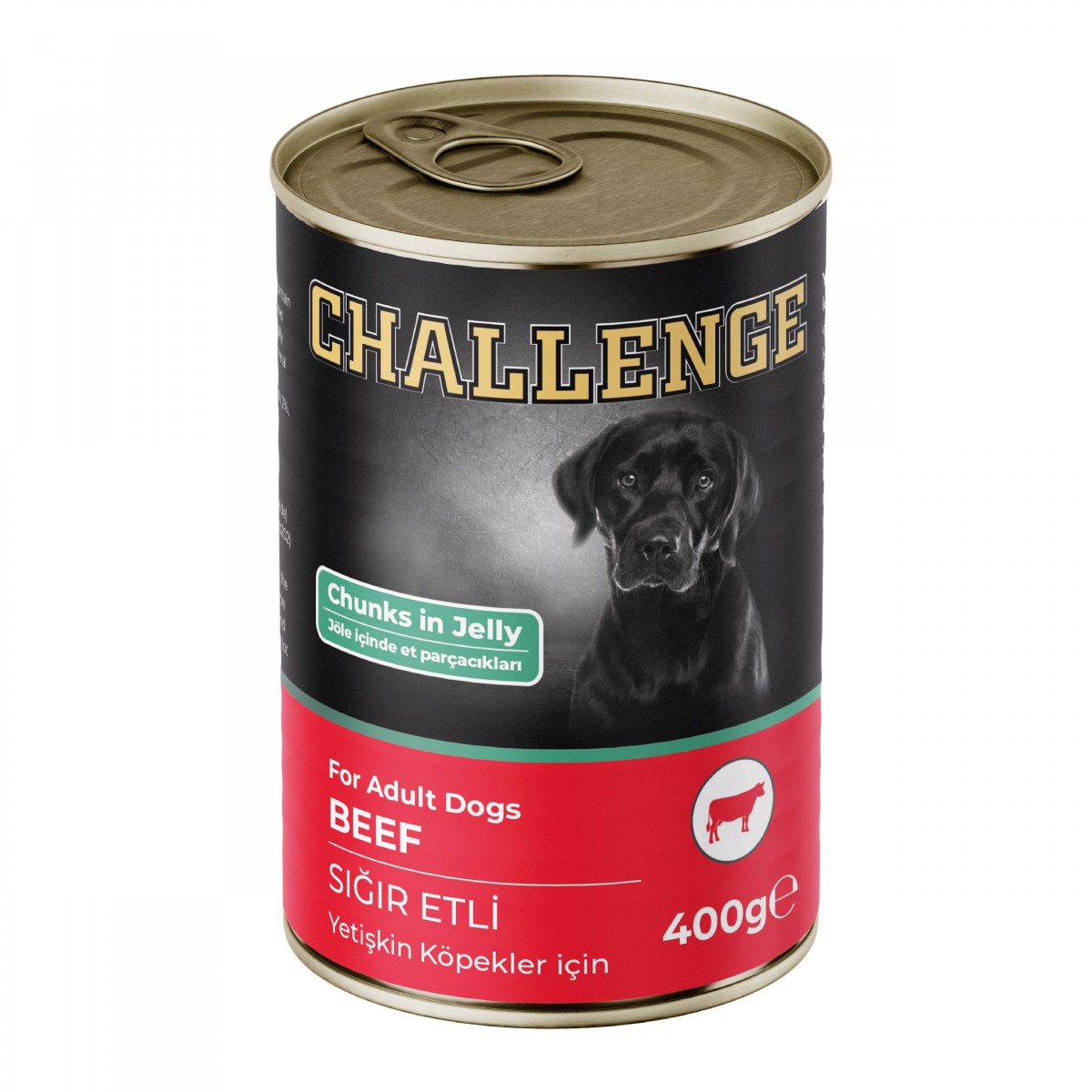 Challenge Sığır Etli Yetişkin Köpek Konservesi 400 gr Challenge Sığır Etli Yetişkin Köpek Konservesi 400 gr