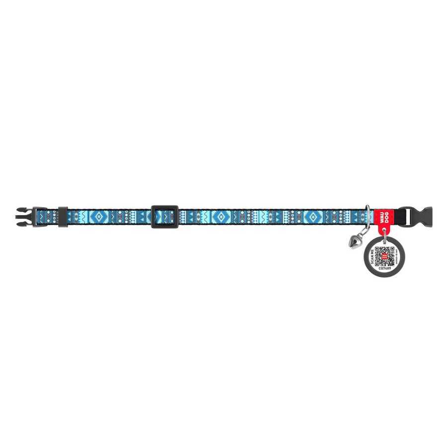 Collar QR Pasaportlu Kedi Boyun Tasması 20-30 Cm 10 MM "Ethno" (5266)