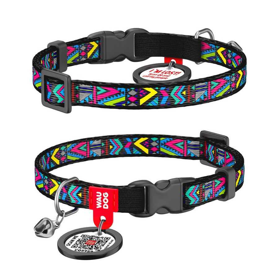 Collar QR Pasaportlu Kedi ve Ufak Irk Köpek Boyun Tasması 20-30 Cm 10 MM "İndie" (5270)