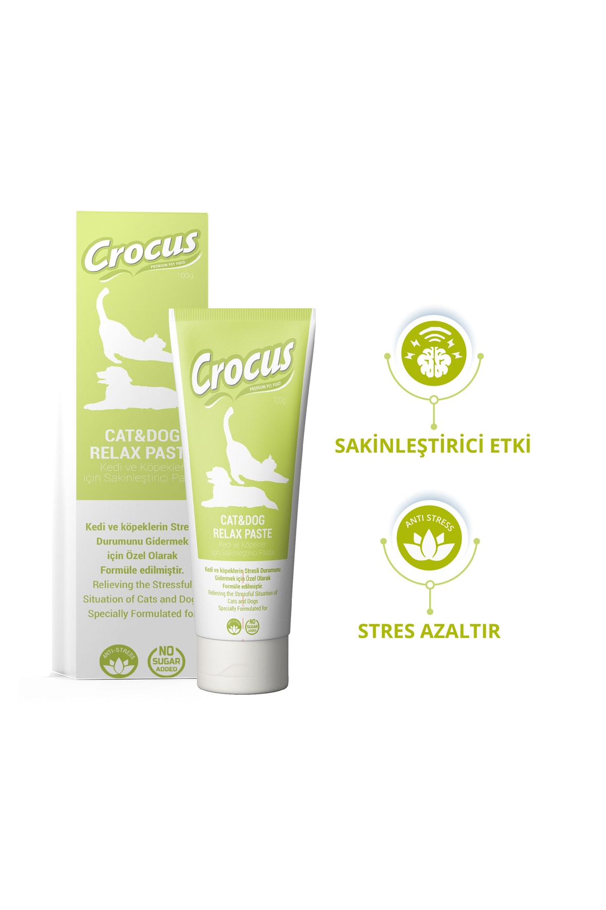 Crocus Kedi Köpek Relax Macun 100 Gram