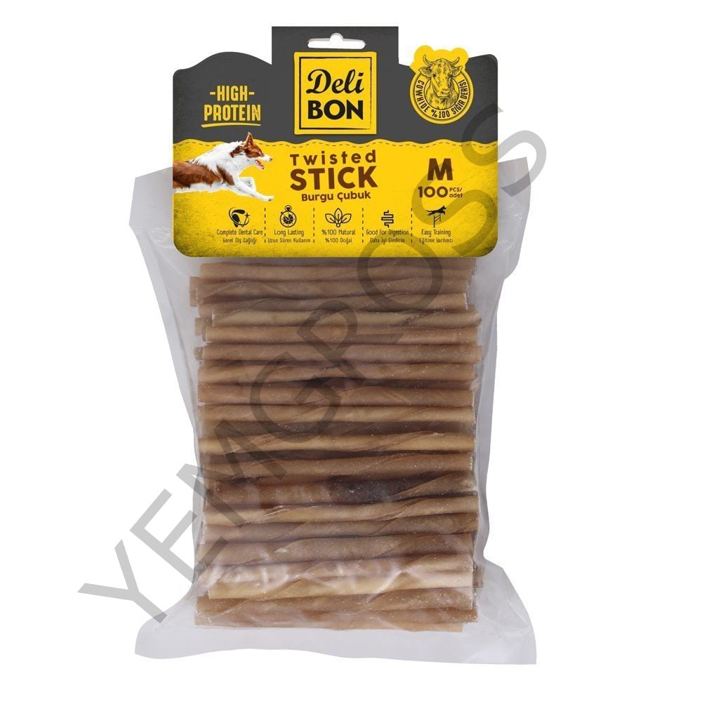 Deri Burgu Çubuk Orta Boy 100Lü Paket Naturel Naturel Kalınx100Ad.