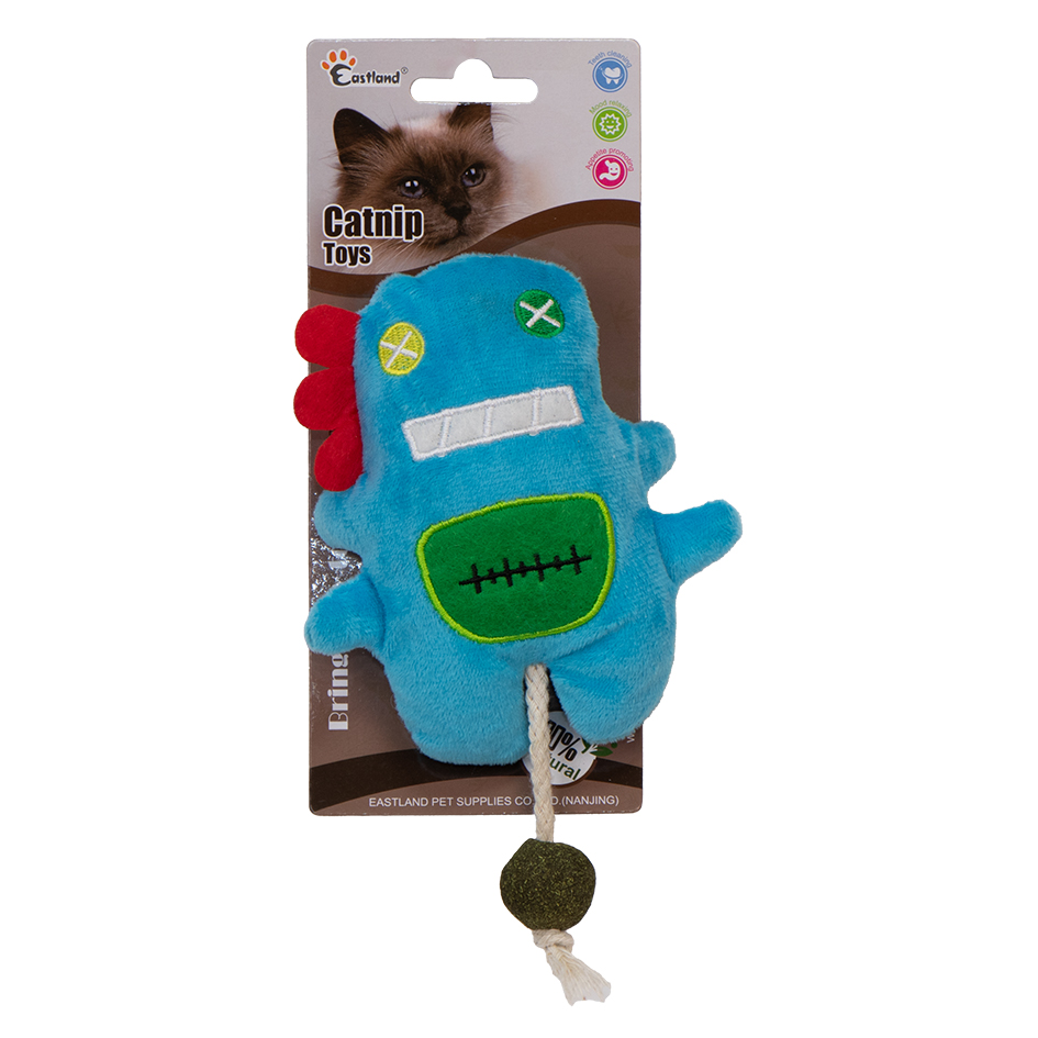 Eastland Catnipli Peluş Mavi Canavar 18cm Eastland Catnipli Peluş Mavi Canavar 18cm