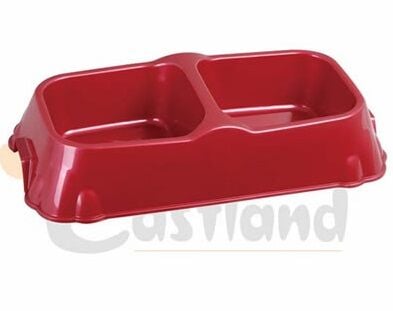 Eastland İkili Mama Kabı Plastik L