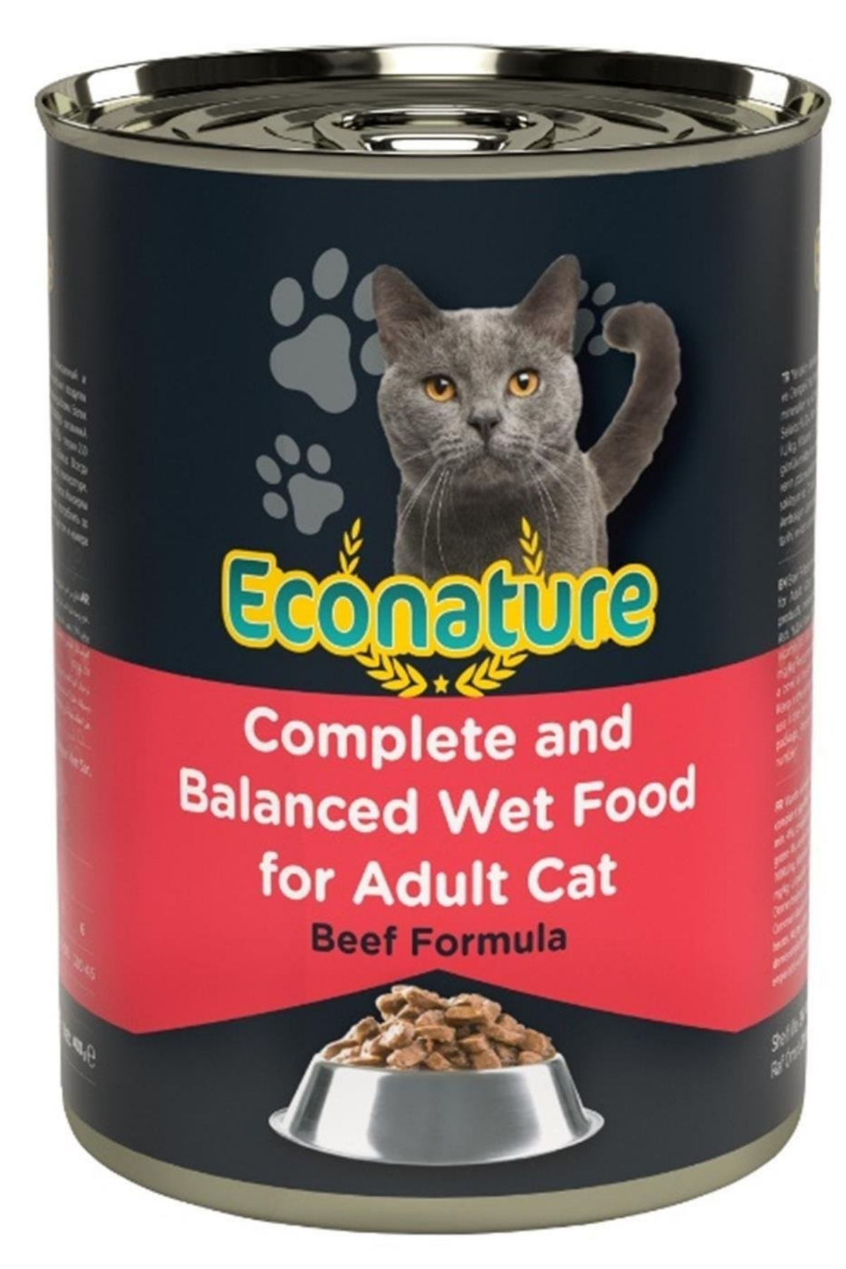 Econature Sığır Etli Yetişkin Kedi Konservesi 400 Gr Econature Sığır Etli Yetişkin Kedi Konservesi 400 Gr