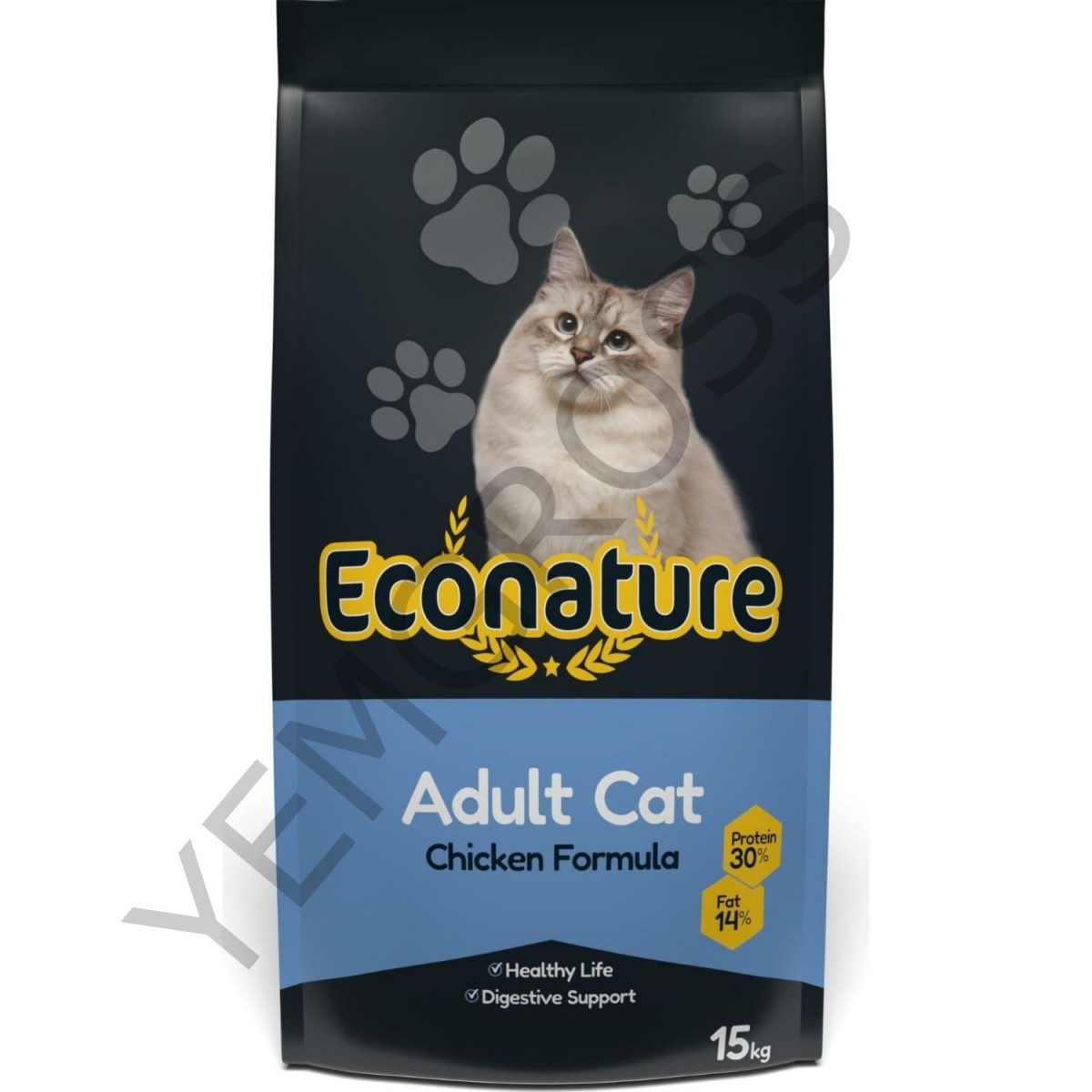 Econature Tavuk Etli Yetişkin Kedi Maması - 15 Kg