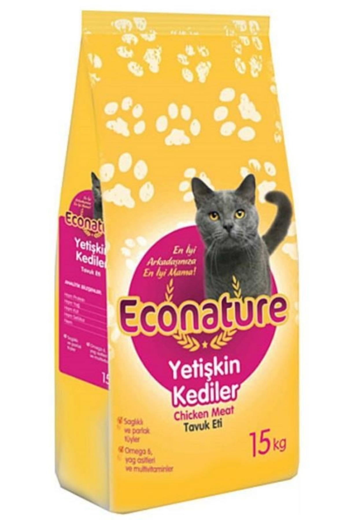 Econature Tavuklu Yetişkin Kedi Maması 15 Kg Econature Tavuklu Yetişkin Kedi Maması 15 Kg