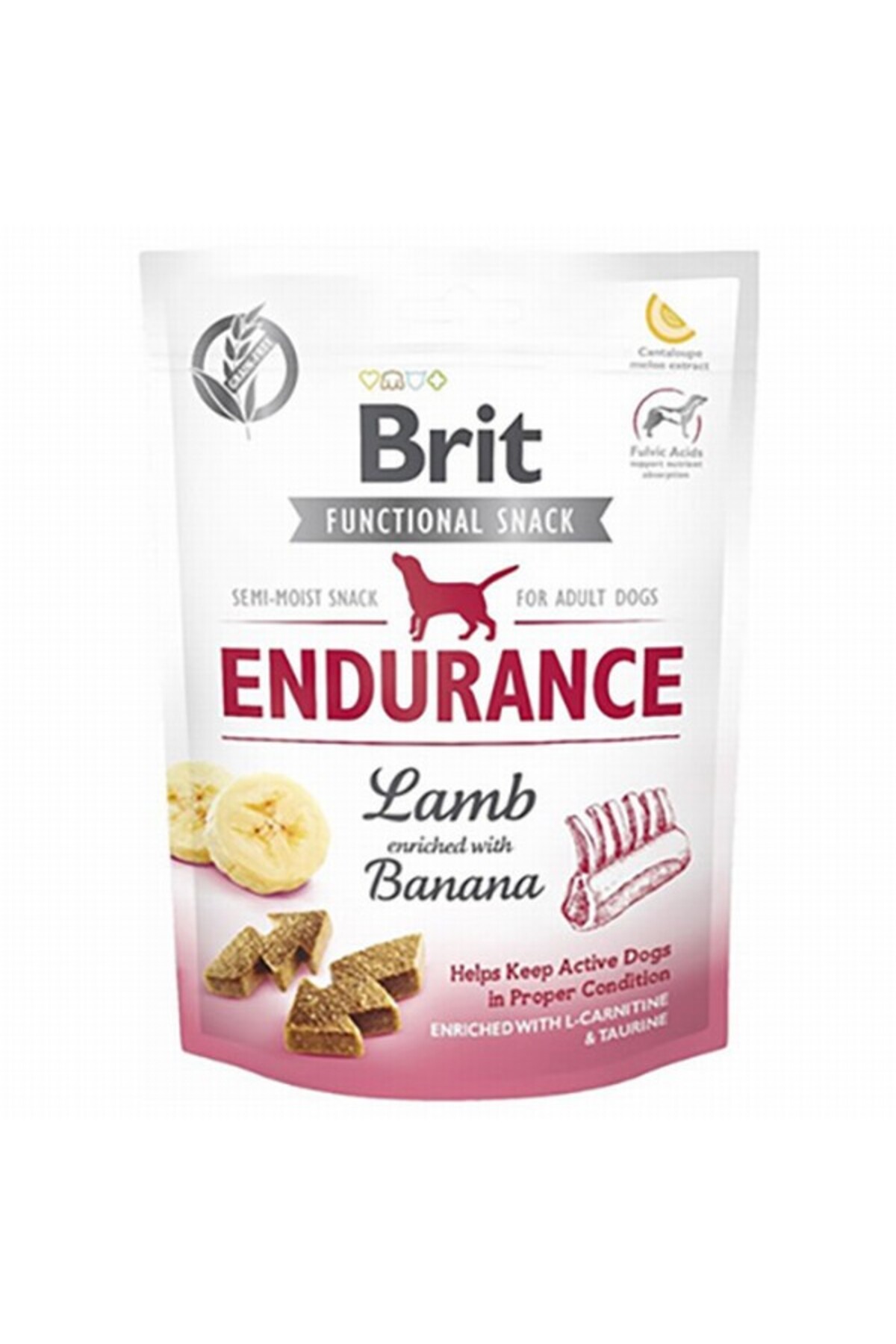 Brit Care Dog Funct. Snack Endurance Lamb & Banana 150 Gr