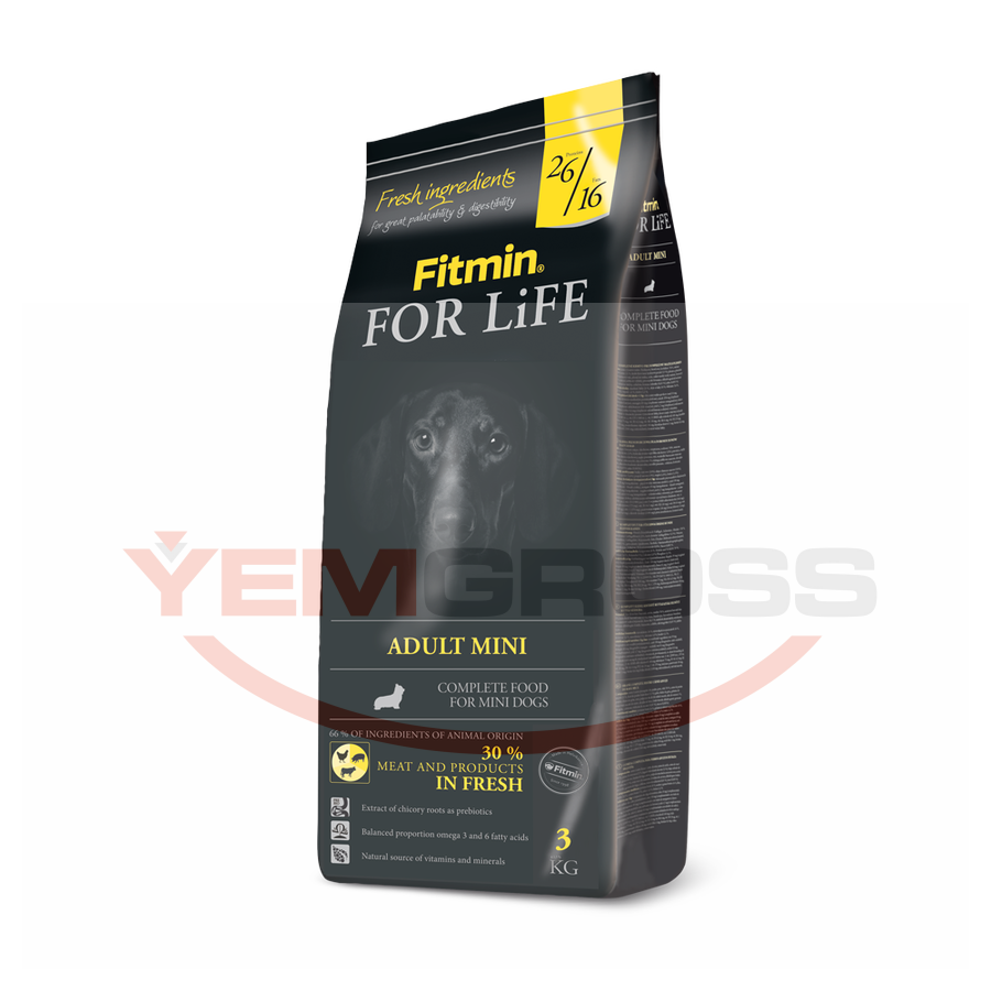 Fitmin For Life Adult Mini Ufak Irk Yetişkin Köpek Maması 3 Kg