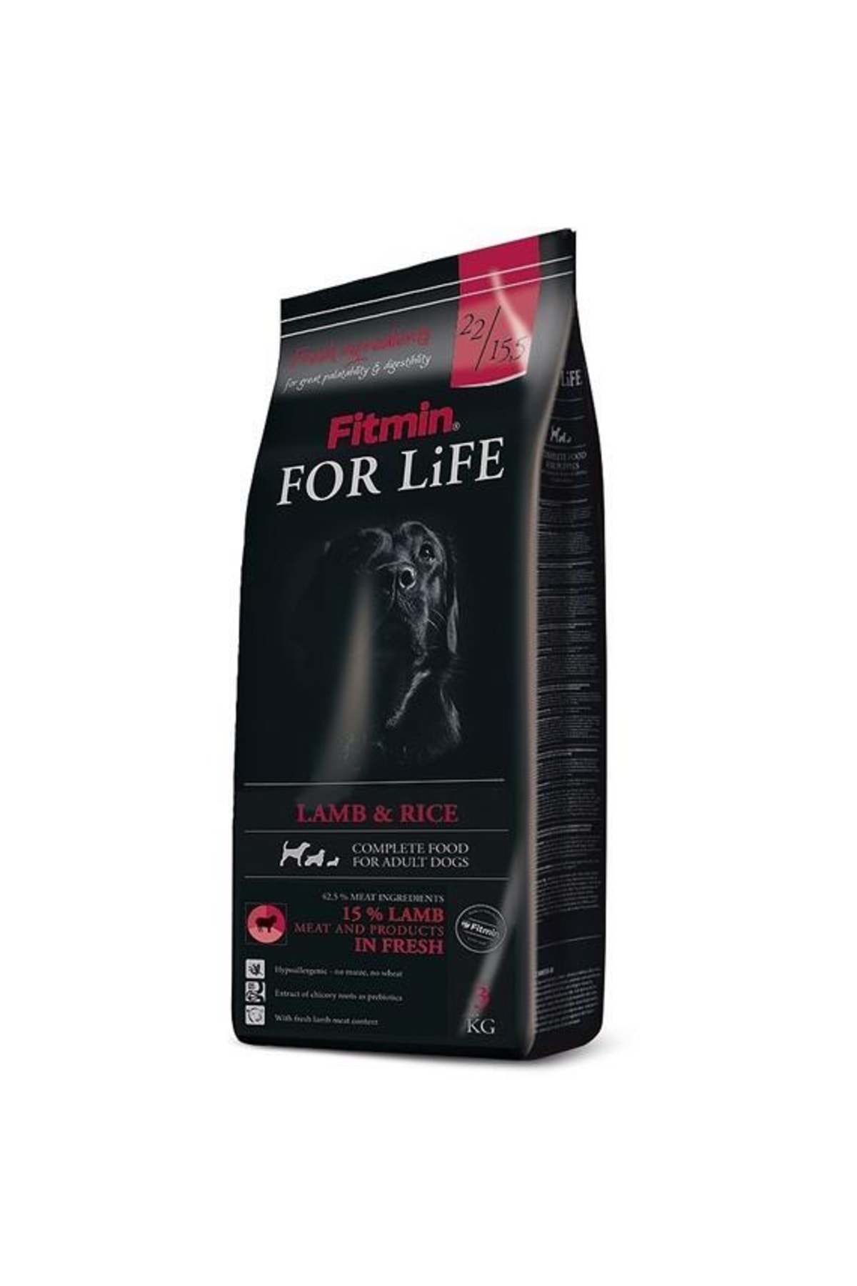 Fitmin For Life %15 Taze Kuzu Etli Yetişkin Köpek Maması 3 Kg