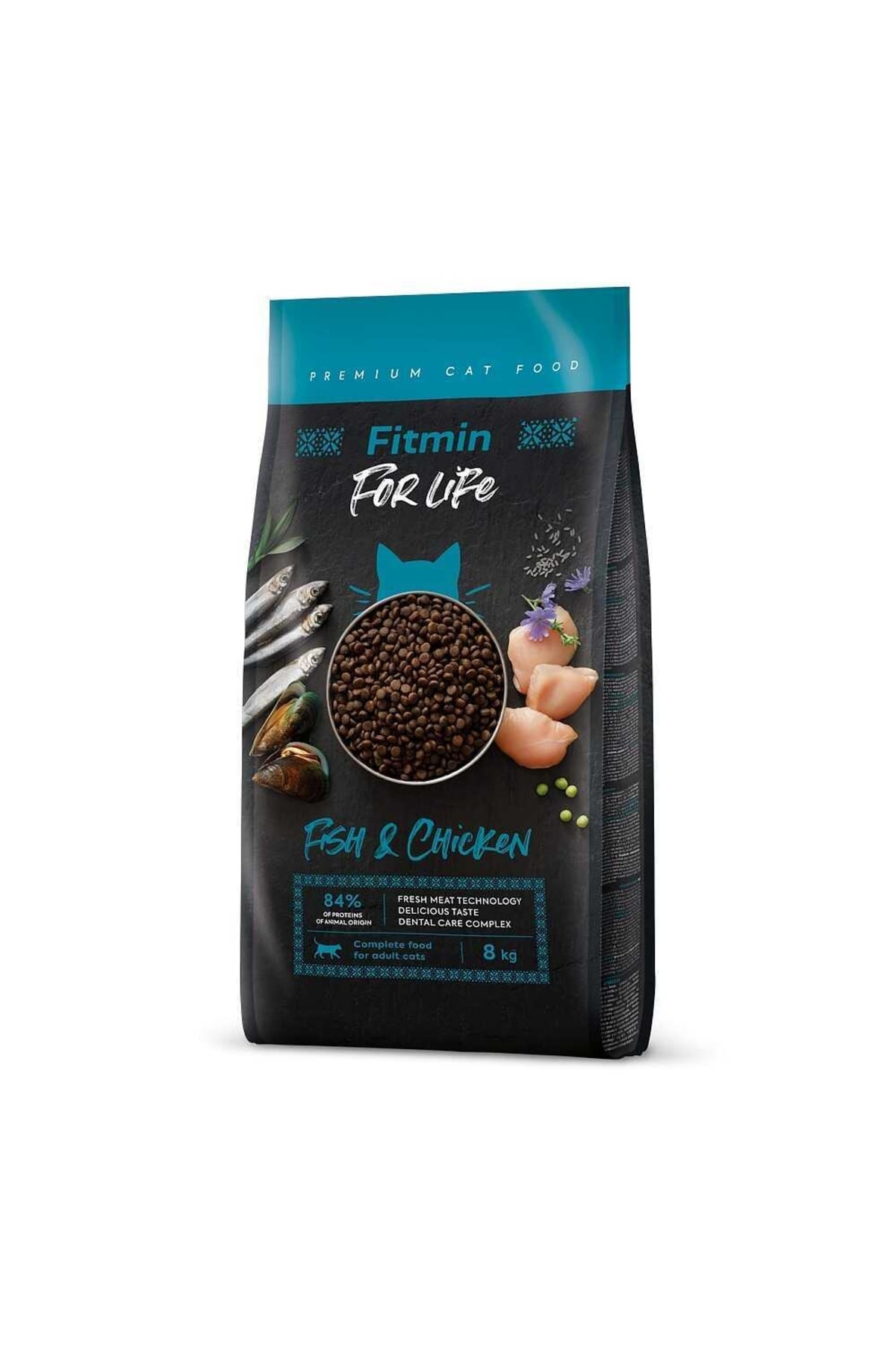Fitmin Forlife Adult Fish&Chicken 8 Kg Yetişkin Kedi Maması