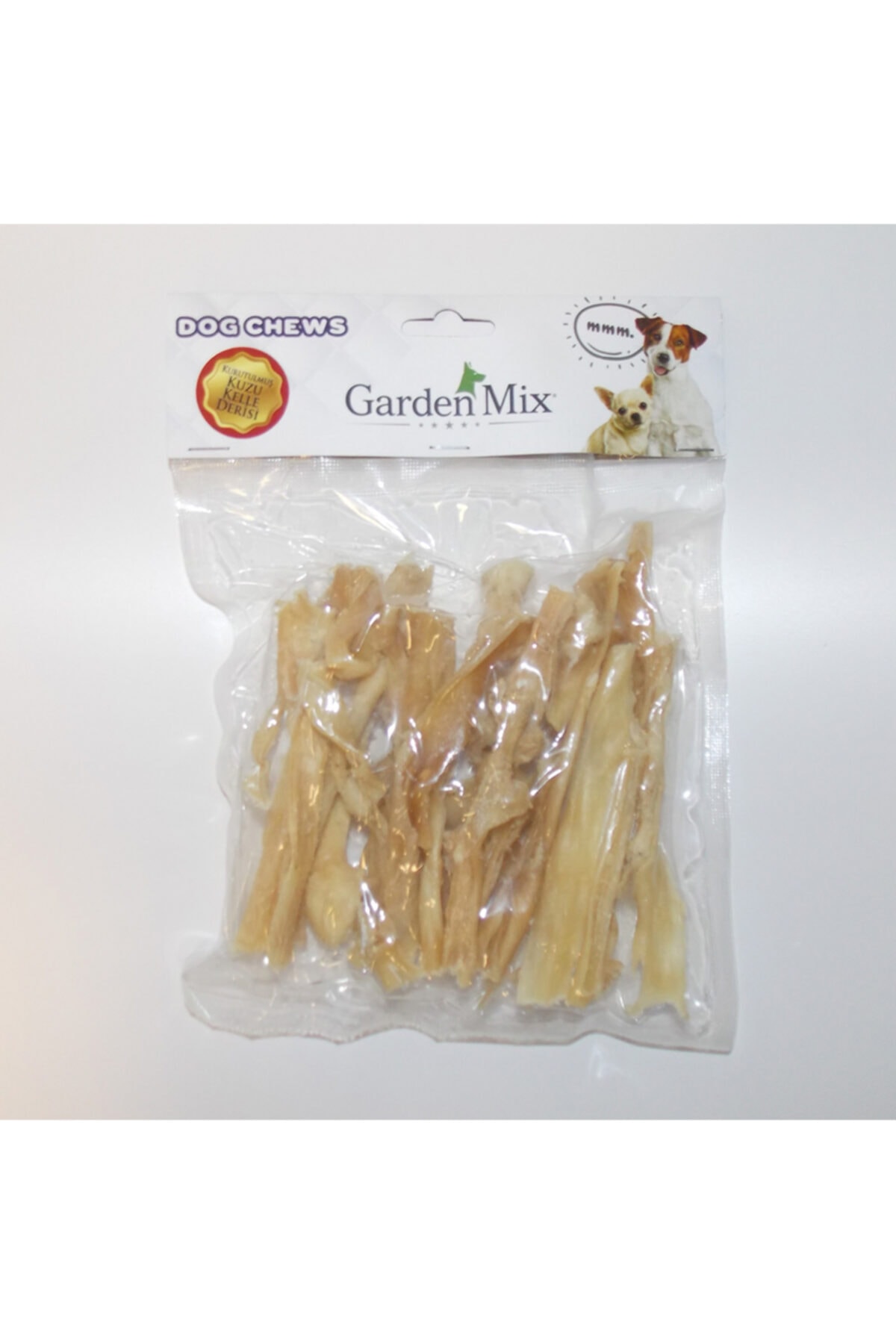 Garden Mıx Kurutulmuş Kuzu Kelle Derisi Beyaz100g