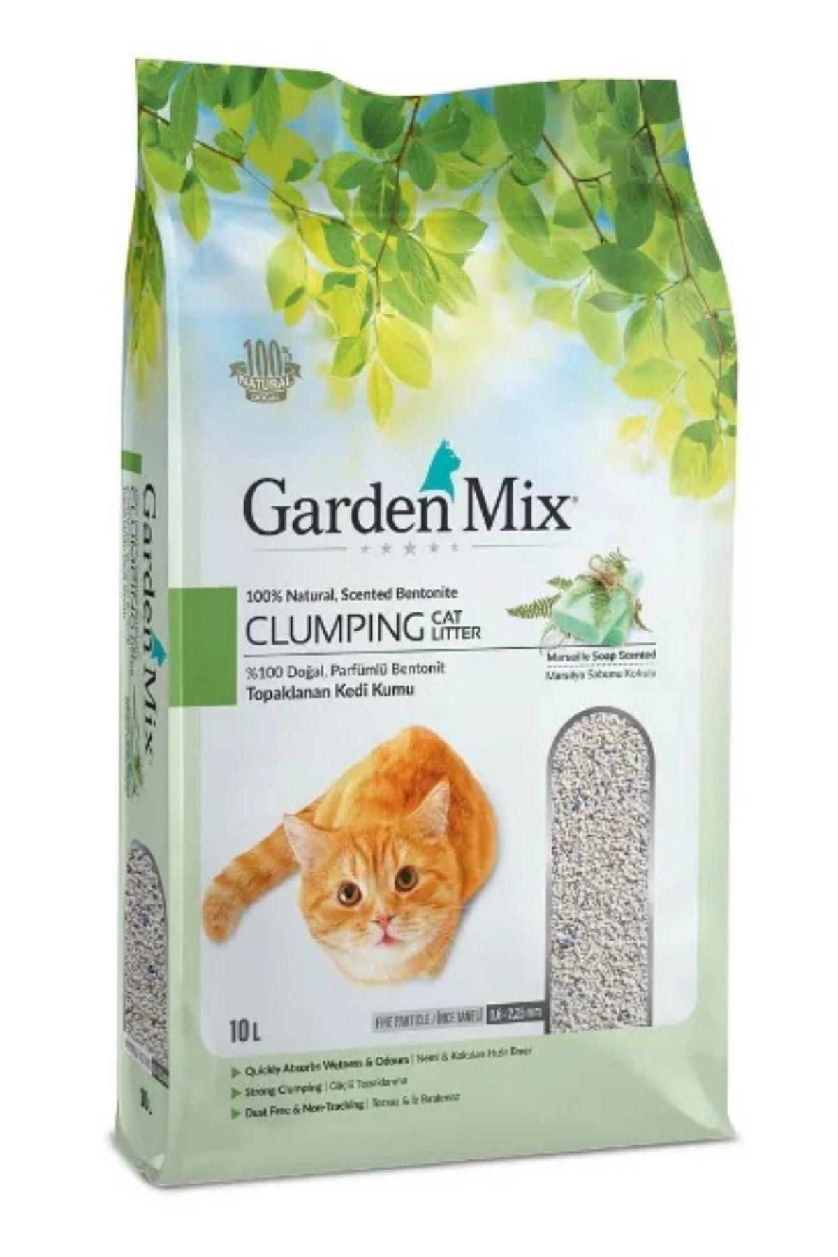 Gardenmix Bentonit Marsilya Sabunu İnce 10l